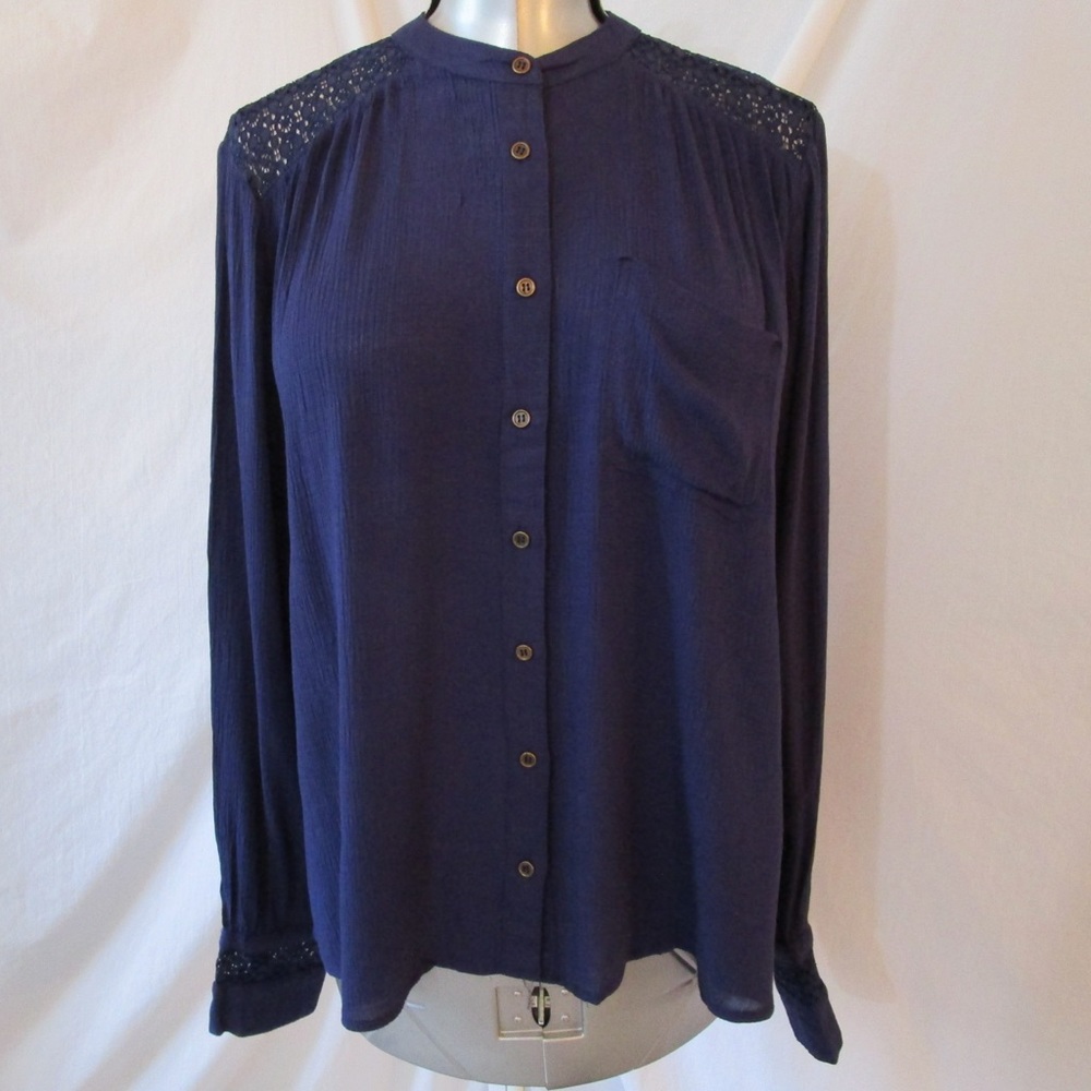 Oversize Button Down Blouse